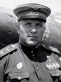 Герой Советского Союза майор Глинка. 1943 г. 