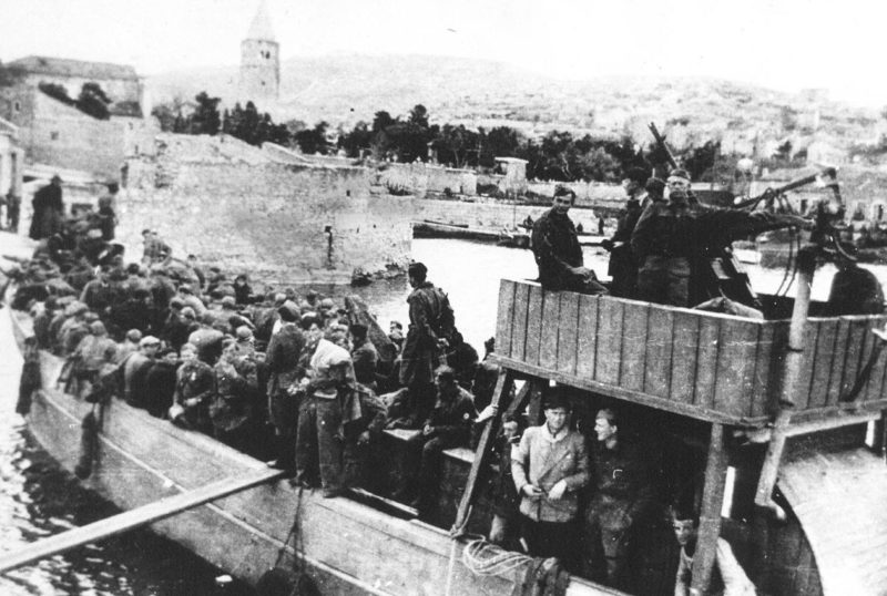 Рейд югославских партизан на остров Корчула. Апрель 1944 г.