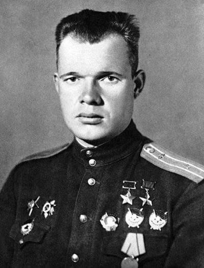 Дважды Герой Советского Союза майор Голубев. 1943 г.