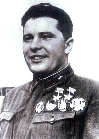 Дважды Герой Советского Союза майор Кравченко. 1939 г. 