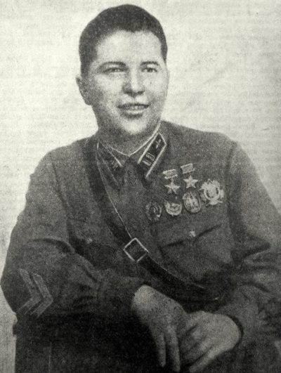 Дважды Герой Советского Союза майор Кравченко. 1939 г.