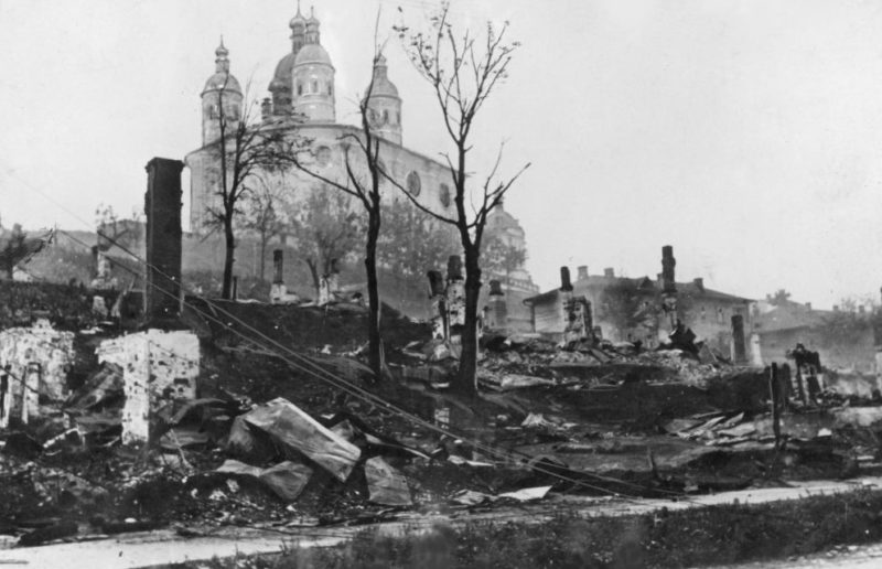 Вид на город после освобождения. Сентябрь 1943 г.