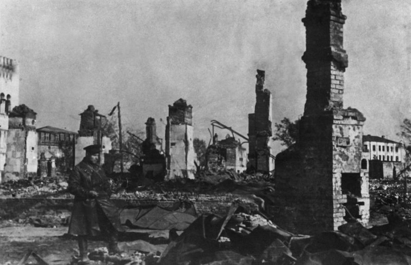 Вид на город после освобождения. Сентябрь 1943 г.