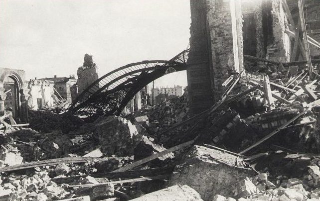 Вид на город после освобождения. Сентябрь 1943 г. 