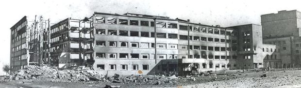 Разрушенный Дом Советов. Сентябрь 1943 г. 