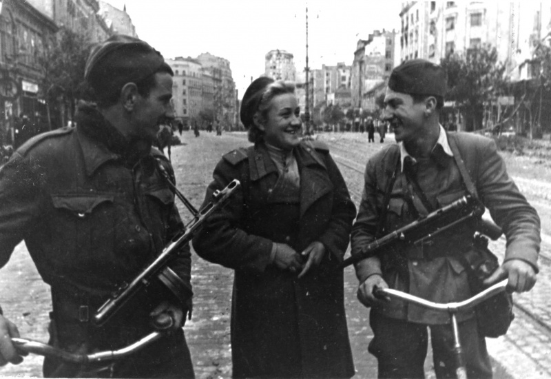 Общение с югославскими партизанами. Октябрь 1944 г.