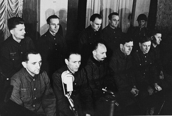 Смоленский процесс по делу немецких военных преступников. 15-19 декабря 1945 г.