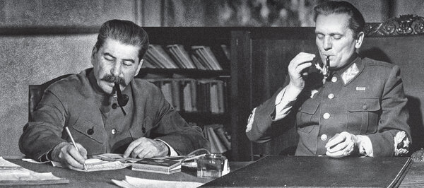 Иосиф Сталин и Броз Тито. 1945 г. 
