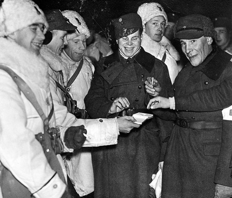 Добровольцы США и Канады в Финляндии. Декабрь 1939 г. 