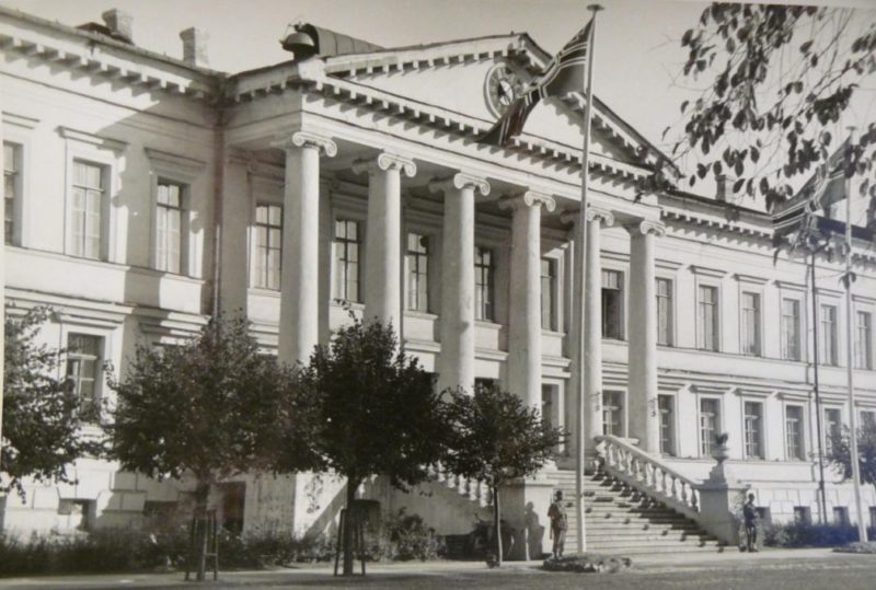 Немецкий штаб в здании обкома. Сентябрь 1941 г.