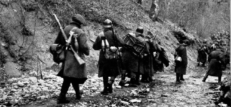 Немецкие войска на Крымских перевалах. Ноябрь 1941 г. 