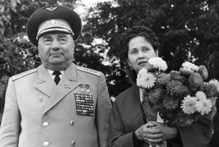 Лавриненков с супругой. 1988 г. 