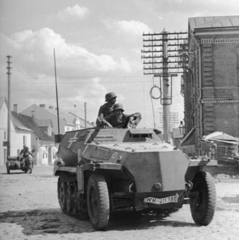 Немцы входят в Латвию. Июнь 1941 г.