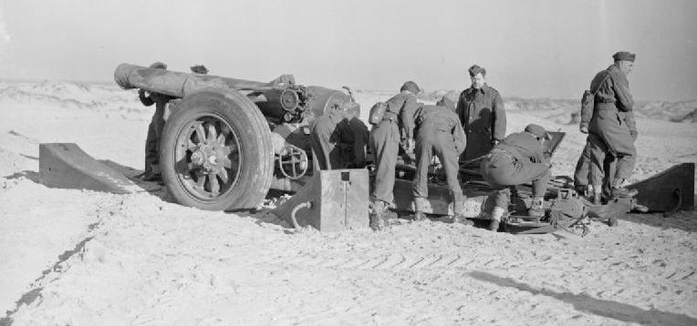 8-дюймовая гаубица 1-го тяжелого полка под Кале. 12 января 1940 г.