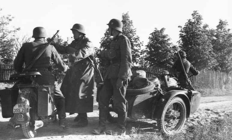 Наступление немецких войск в Украине. Июнь 1941 г.