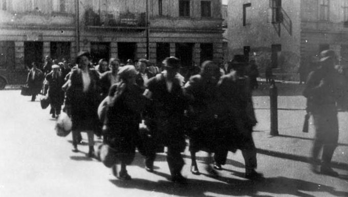Депортация евреев из Краковского гетто. Март 1943 г. 