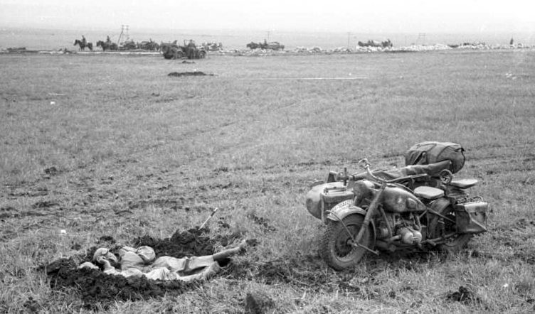 Немецкие войска под Керчью. Май 1942 г.
