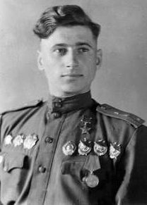 Герой Советского Союза Прохоров. 1944 г. 