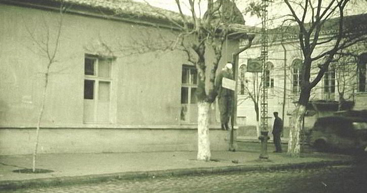 Повешенные евреи в Симферополе. 1942 г. 