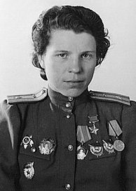 Герой Советского Союза майор Никулина. 1944 г.