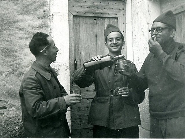 Солдаты 3-й французской армии на фронте. Ноябрь 1939 г. 