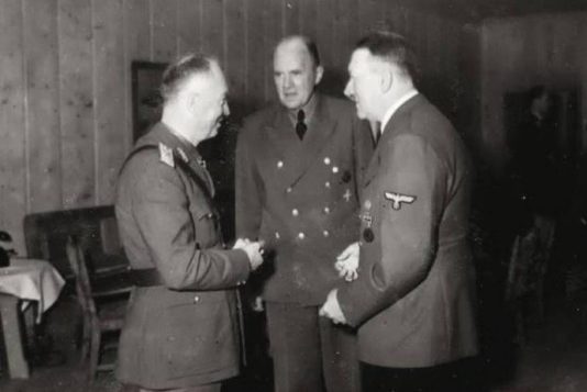 Последняя встреча маршала Иона Антонеску и Адольфа Гитлера. Ставка «Волчье Логово». 5 августа 1944 г.