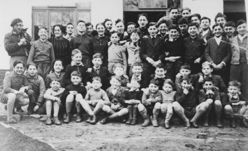 Еврейские дети, эвакуированные из Германии и Австрии в детском доме в Бельгии. Андерлехт, 1940 г.