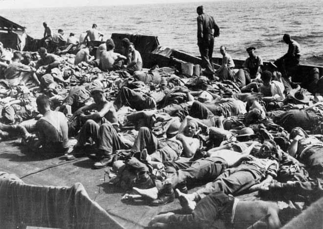 Эвакуация британских войск. 