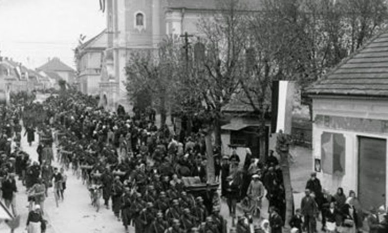 Венгерские войска в Югославии. 