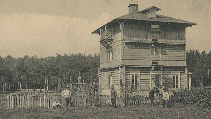 Военно-голубиная станция российской армии в Барановичах. 1915 г. 