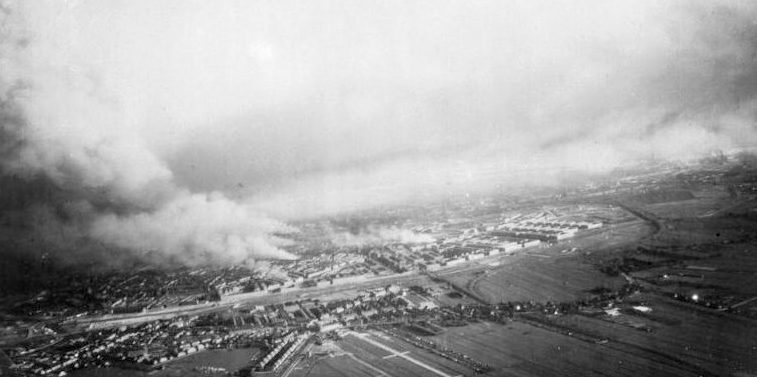Последствия немецкого авианалета на Роттердам 14 мая 1940 г. 