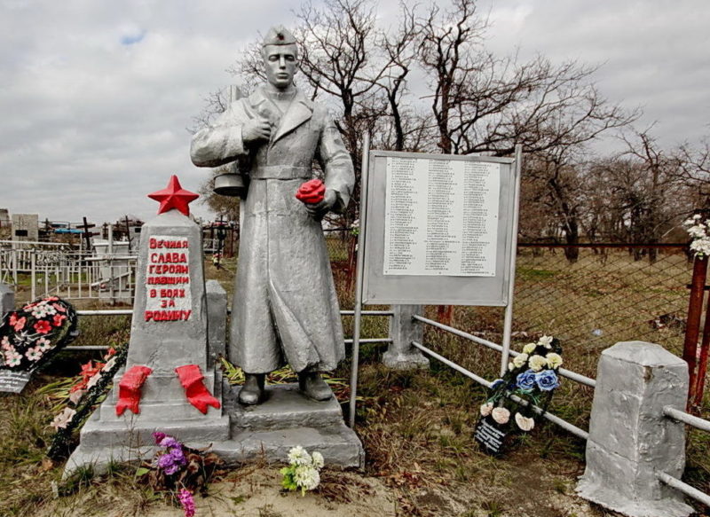п. Дом Отдыха Калачевского р-на. Братская могила советских воинов.
