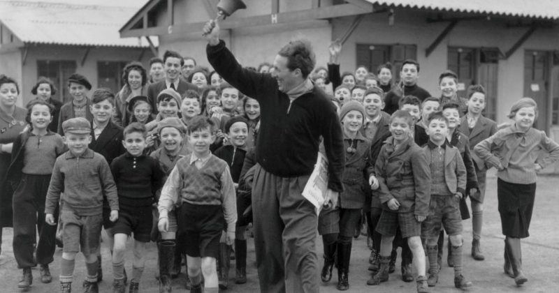 Лагерь эвакуированных еврейских детей из Европы. Великобритания. 1939 г.