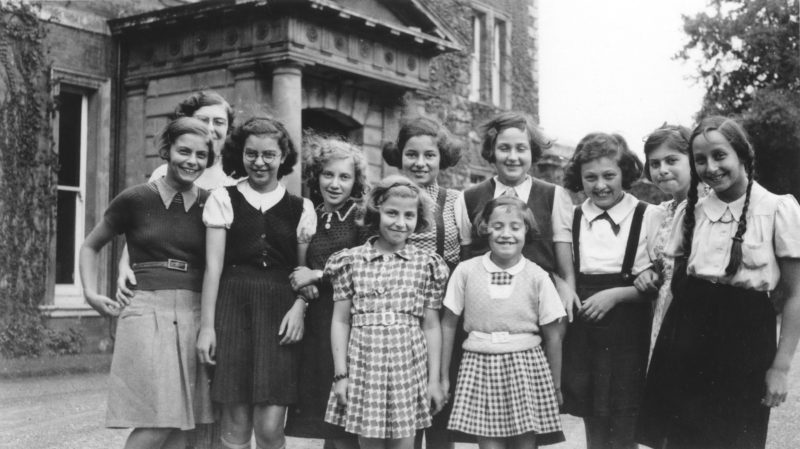 Еврейские дети-беженцы из Европы. Великобритания. 1940 г.