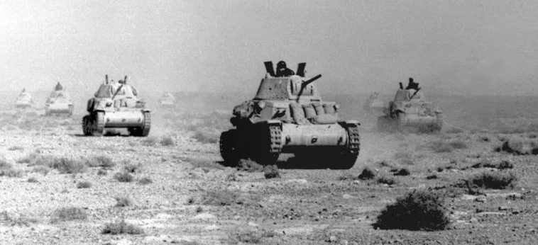 Наступление итальянских войск в Египте. 1940 г. 