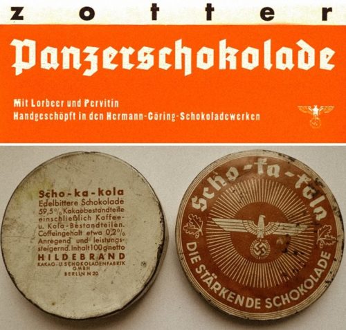 Шоколад для танкистов – «Panzerschokolade» и «Scho-ka-kola».