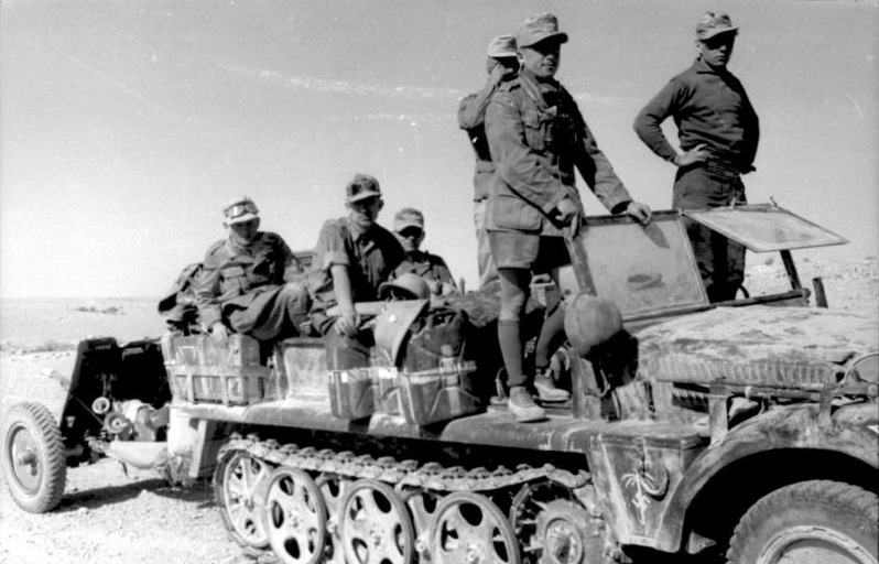 Немецкий корпус «Африка» в Египте. 1942 г. 