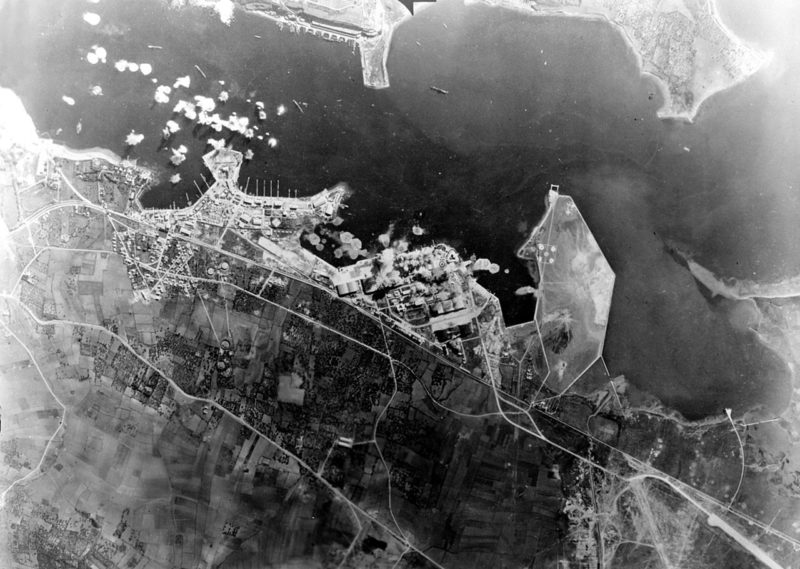 Вид с воздуха на Бизерту. Январь 1943 г.