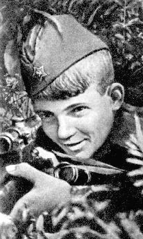 Снайпер Вася Курка. 1944 г. 