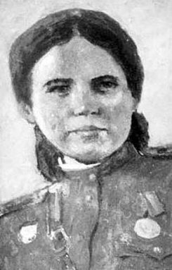 Санинструктор Клара Солоненко. 1944 г. 