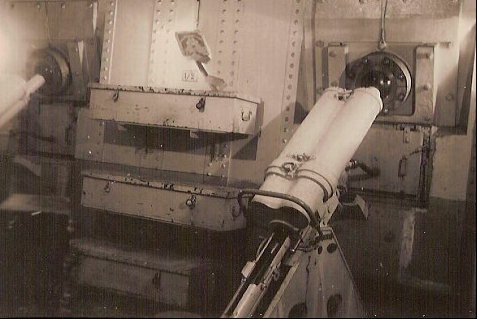 Позиция казематного 81-мм миномета в годы войны.