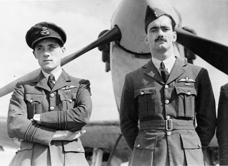 Новозеландские пилоты 19-й эскадрильи RAF. Кембридж. 1940 г. 