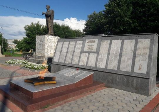 ст-ца. Преображенская Киквидзенского р-на. Мемориал «Вечный огонь».