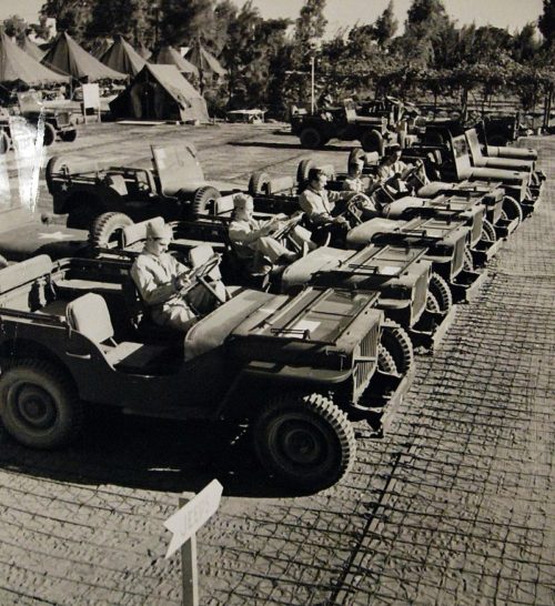 Автопарк участников Каирской конференции. Ноябрь 1943 г.