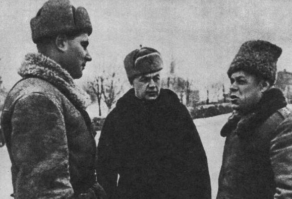 Рыбалко, Митрофанов и Якубовский. 1943 г. 