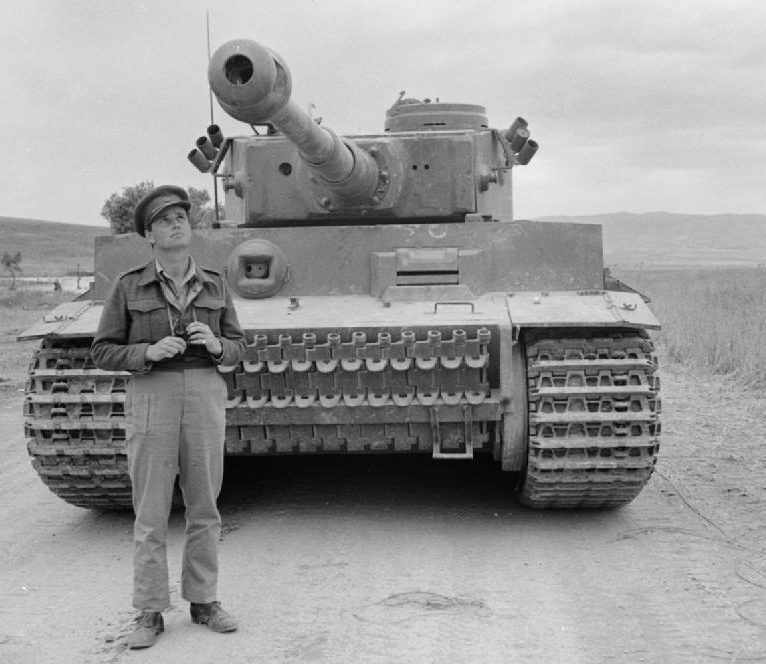 Захваченный немецкий танк «Тигр I». 18 мая 1943 г.