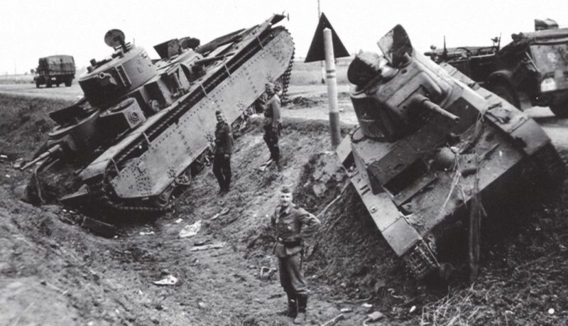 Поле танкового боя у Дубно. 