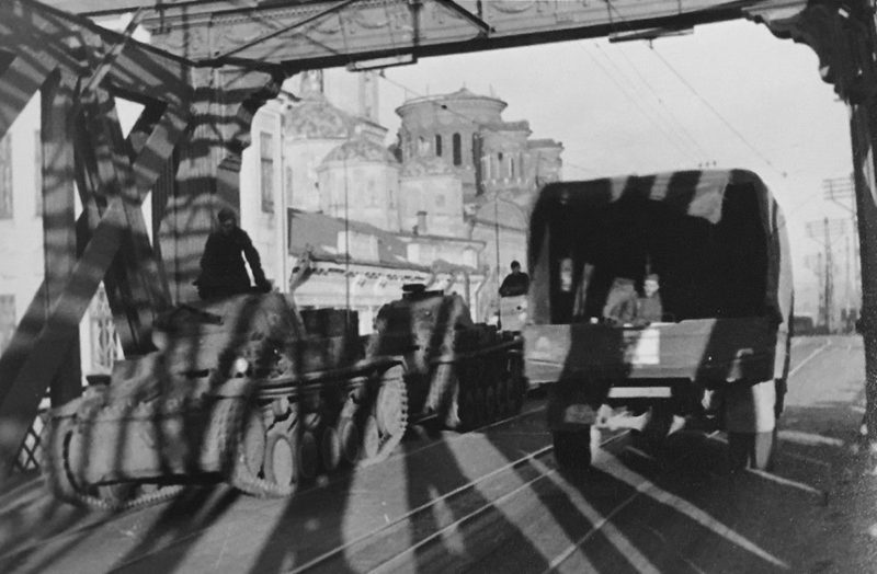 Вид на Красный мост в оккупированном Орле. Октябрь 1941 г.