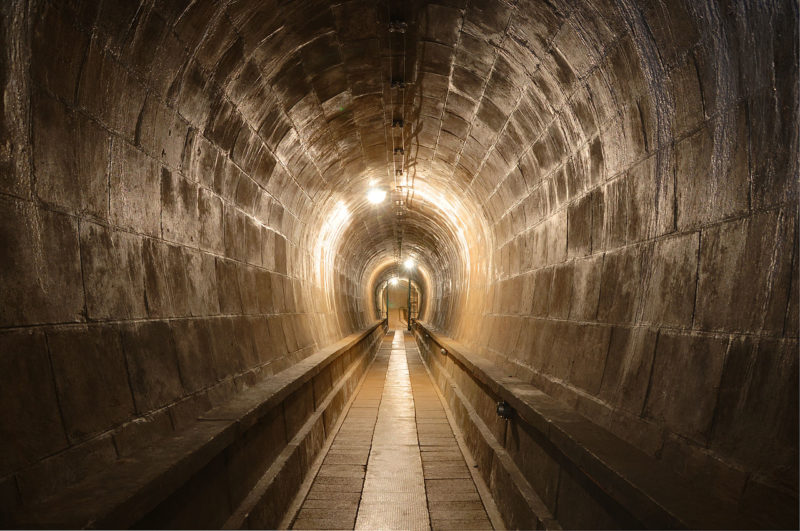 Туннель форта.