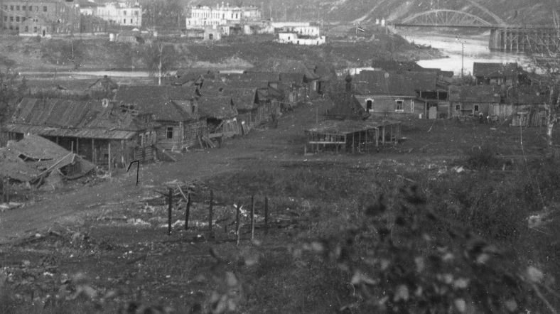 Вид оккупированного Ржева. Август 1942 г.